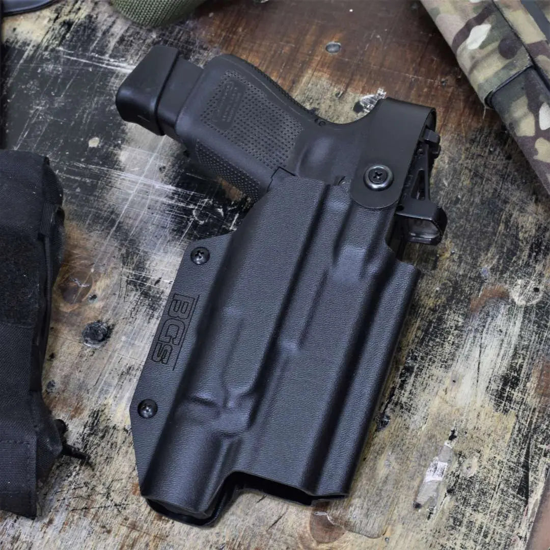BGs KANE HOLSTER GLOCK 17 / 19 lanterna Kydex Level 2 WARZONESHOP