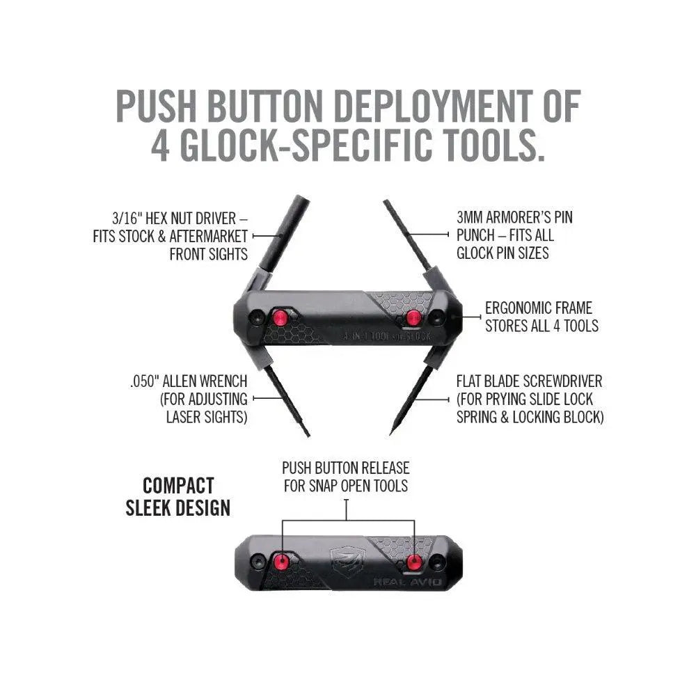 4 - IN - 1 TOOL™ GLOCK REAL AVID | Echipament tactic WARGEAR