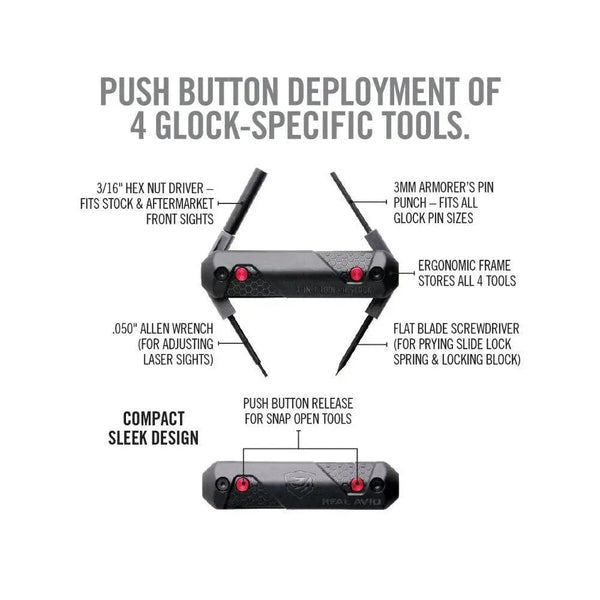 4 - IN - 1 TOOL™ GLOCK REAL AVID | Echipament tactic WARGEAR