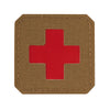 Patch Medic Cross Laser Cut M-TAC – Coyote + Rosu WARGEAR
