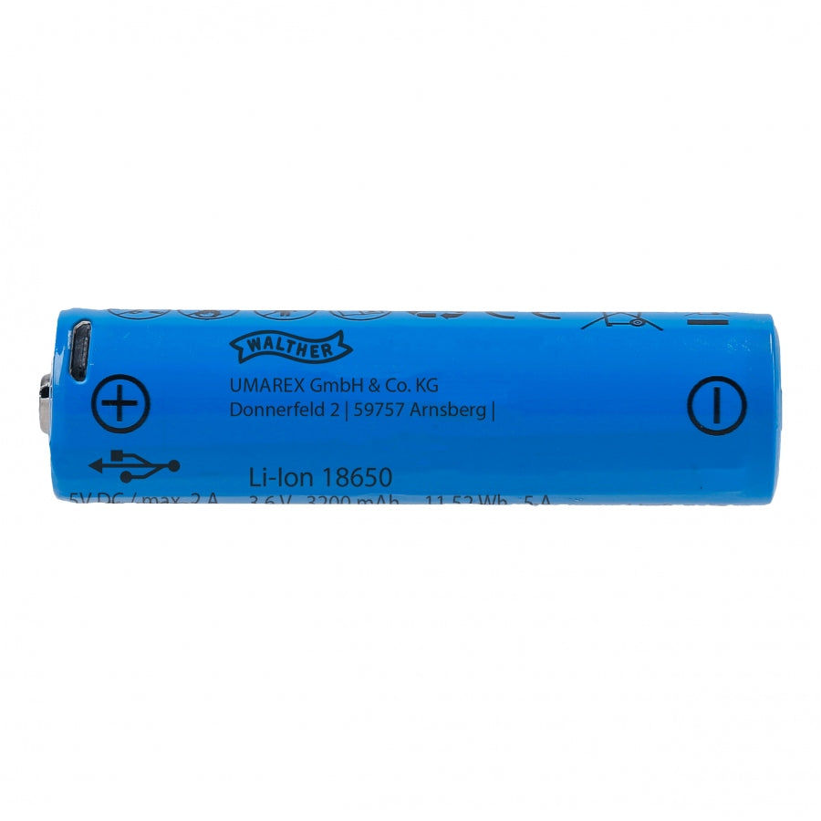 Acumulator 18650 3.7V 3200 mAh reincarcabil USB WARZONESHOP