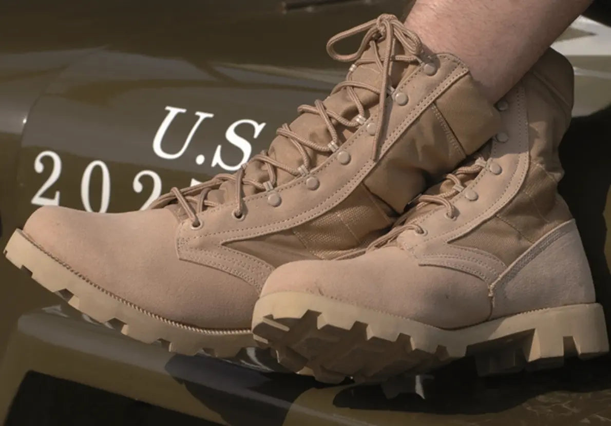 Bocanci Tactici Desert CORDURA® US Khaki Speed Lace – Mil-Tec® WARZONESHOP