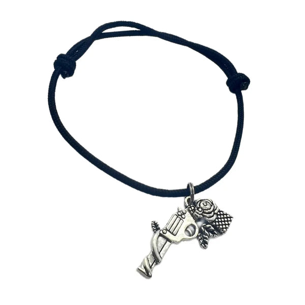 Brățară Paracord Spectrum Guns and Roses Argintiu WARZONESHOP