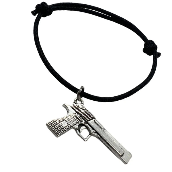 Brățară Paracord Spectrum Pistol Desert Eagle Argintiu WARZONESHOP