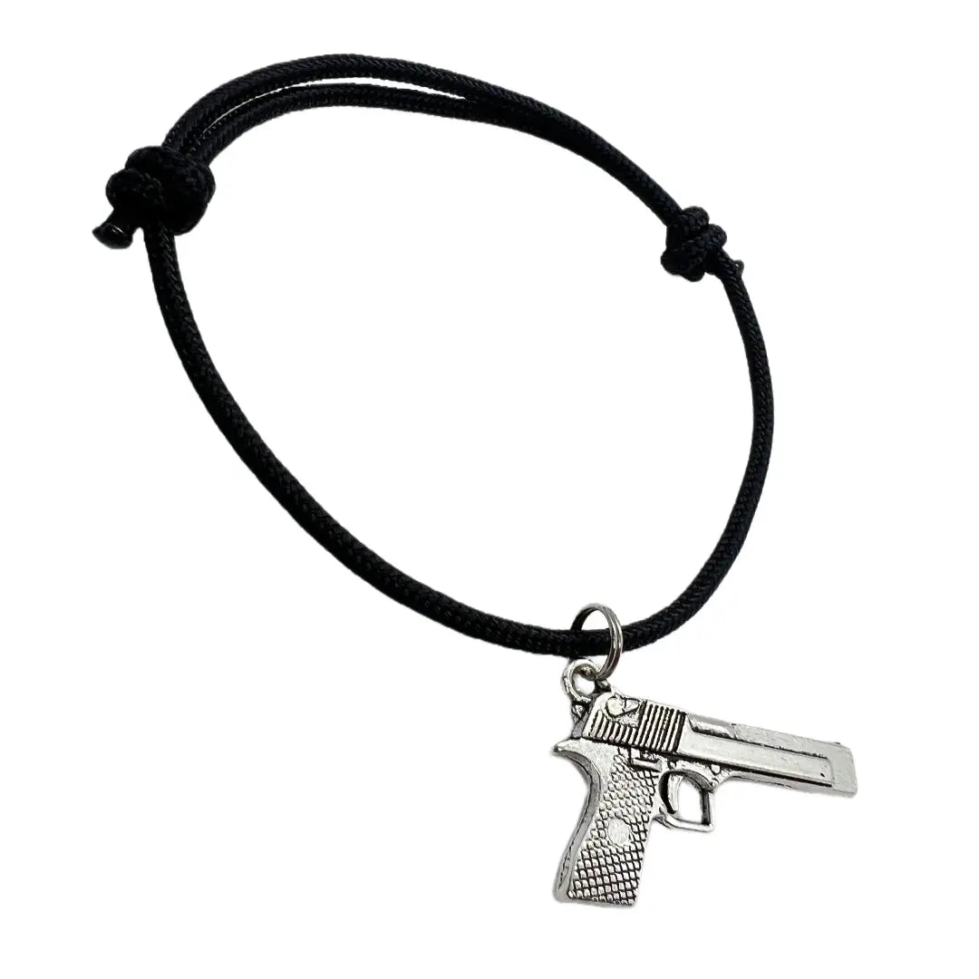 Brățară Paracord Spectrum Pistol Desert Eagle Argintiu WARZONESHOP