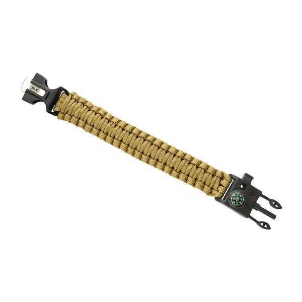 Bratara M-TAC Paracord cu Amnar, Busola si Fluier WARZONESHOP