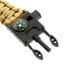 Bratara M-TAC Paracord cu Amnar, Busola si Fluier WARZONESHOP