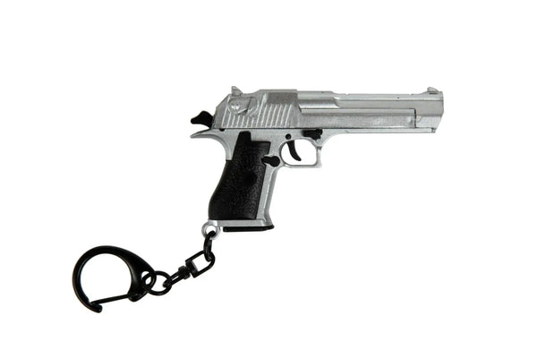 Breloc pistol Desert Eagle Silver - functional WARZONESHOP