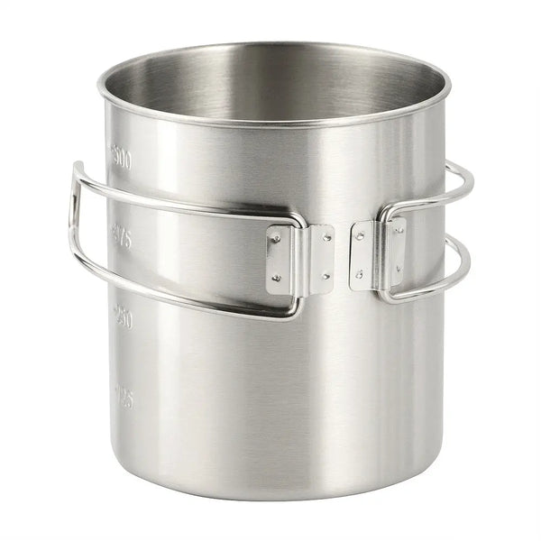 Cana otel maner pliabil 450 ml camping M-TAC WARZONESHOP