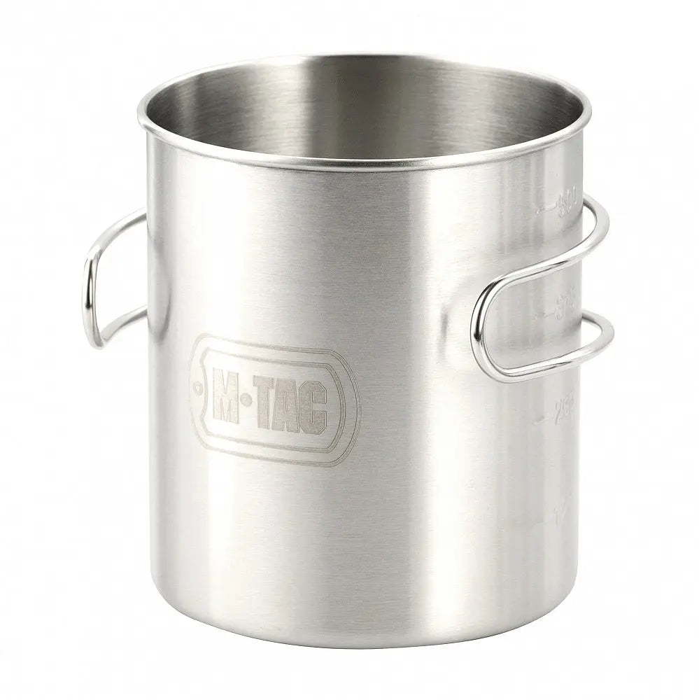 Cana otel maner pliabil 450 ml camping M-TAC WARZONESHOP
