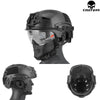 Casca tactica airsoft EXF Emerson cu ochelari inclusi WARZONESHOP
