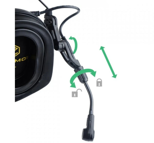Casti active Comunicatie EARMOR M32 PLUS + Set Montaj FAST WARZONESHOP