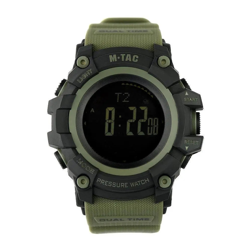 Ceas tactic M-TAC Adventure Olive Green + Negru WARZONESHOP