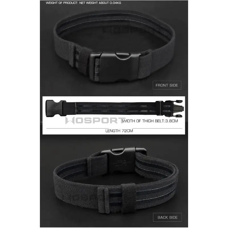 Curea Elastica Tactica Antialunecare picior pentru holster WARZONESHOP