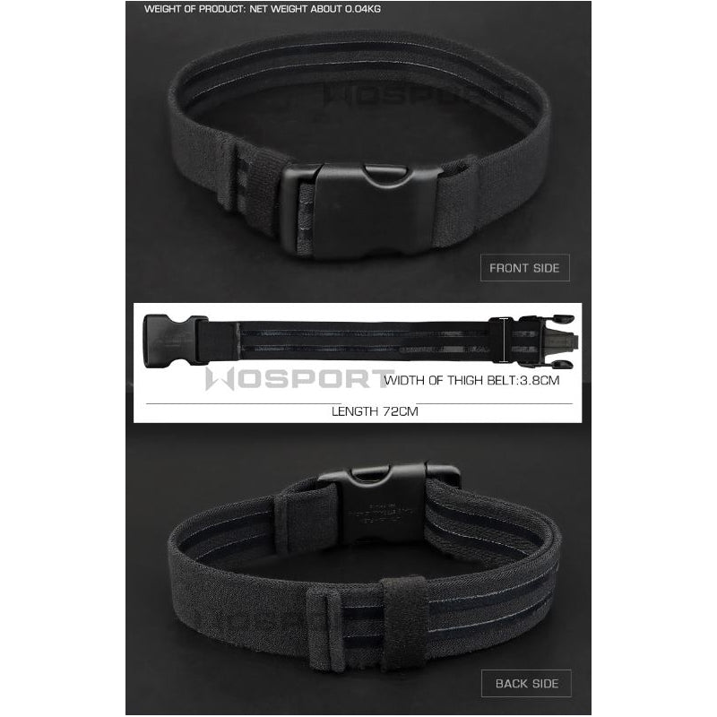 Curea Elastica Tactica Antialunecare picior pentru holster WARZONESHOP