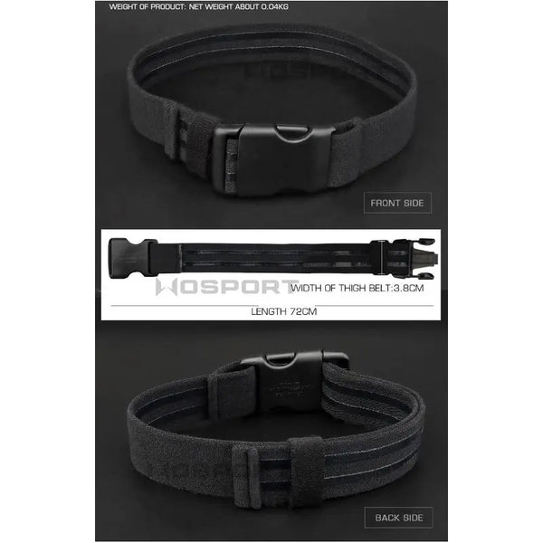Curea Elastica Tactica Antialunecare picior pentru holster WARZONESHOP