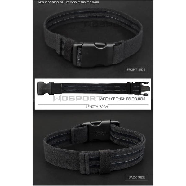 Curea Elastica Tactica Antialunecare picior pentru holster WARZONESHOP