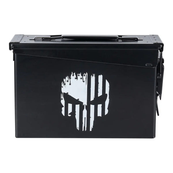 Cutie munitie metalica Ammo Box 30 Cal. Punish Skull WARZONESHOP