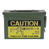 Cutie munitie metalica Ammo Box 30 Cal. – Caution Risk WARZONESHOP