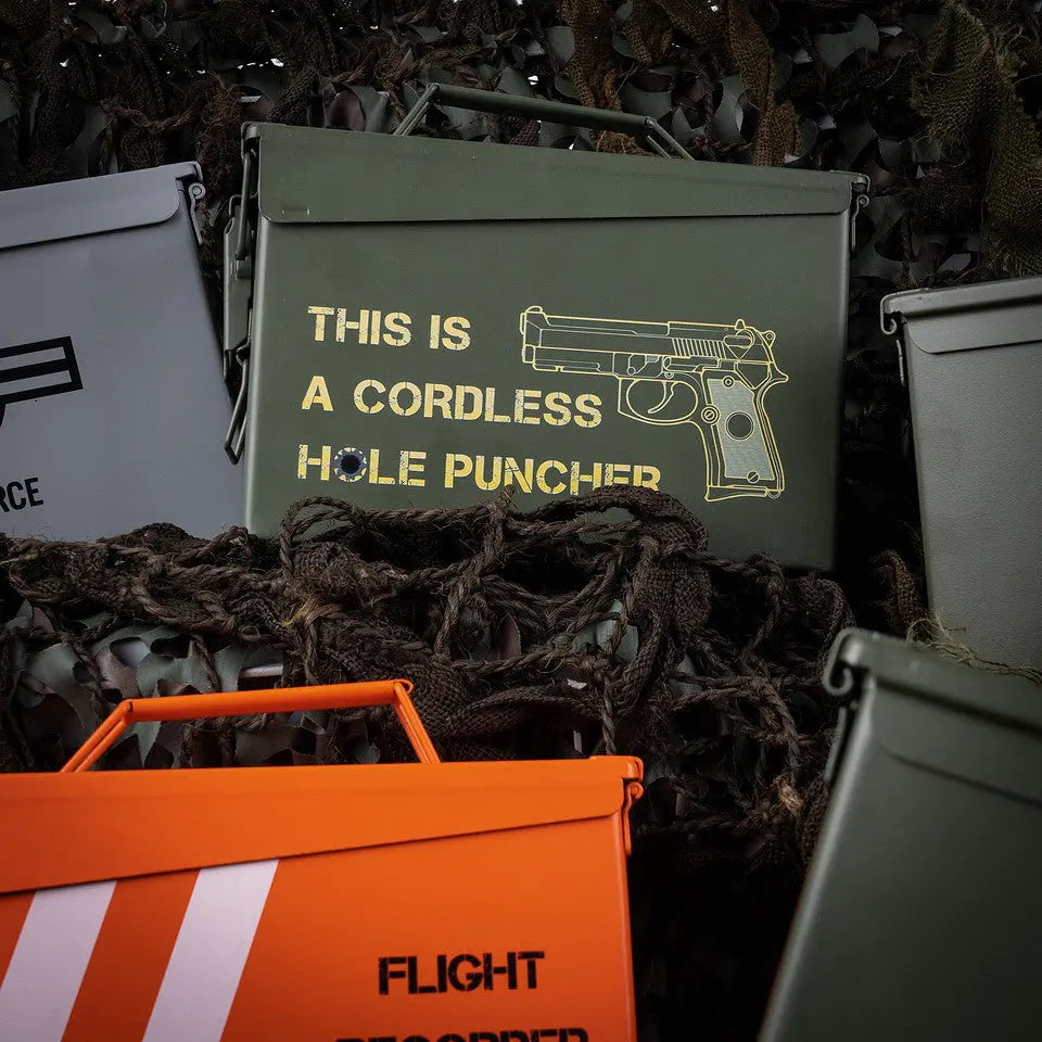Cutie munitie metalica Ammo Box 30 Cal. – Hole Puncher WARZONESHOP