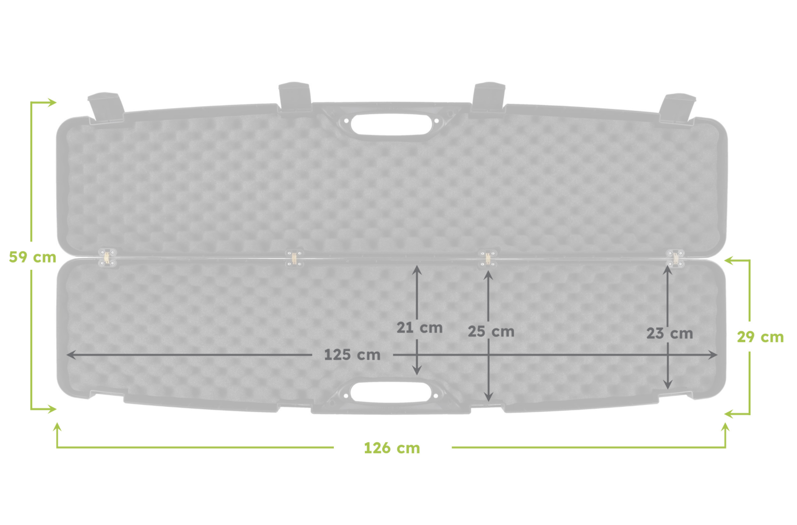 Cutie transport arma hardcase Megaline 125x25x11cm WARZONESHOP