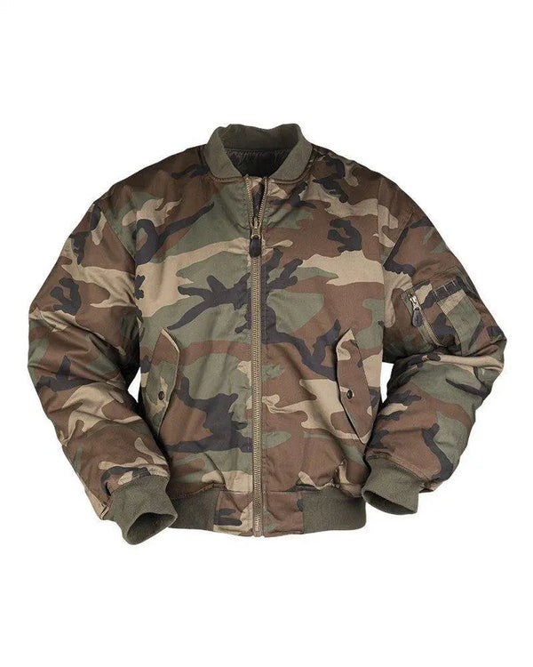 Geaca bomber US MA1® Woodland WARZONESHOP
