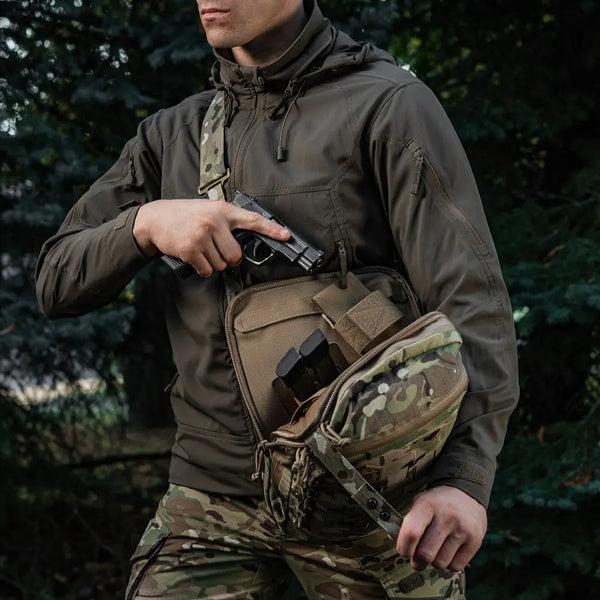 Geanta tactica concealed pistol Laser Cut Multicam M-TAC WARZONESHOP