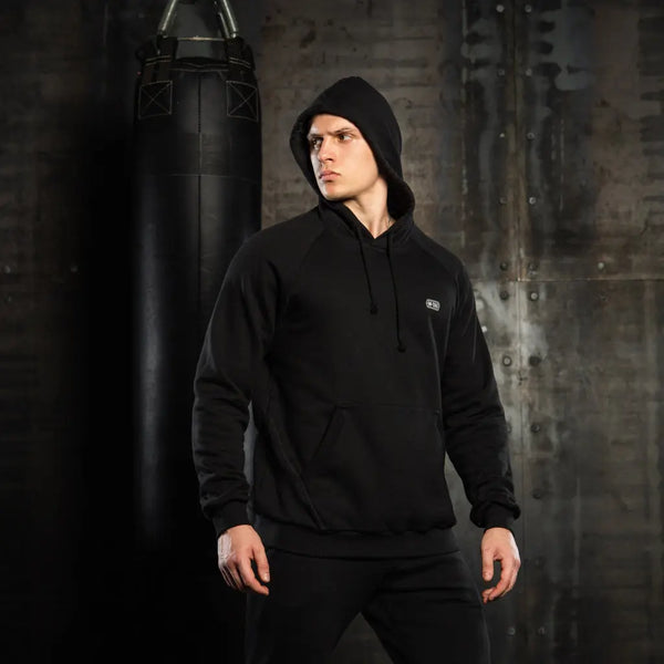Hanorac Raglan Army Negru M-TAC WARZONESHOP