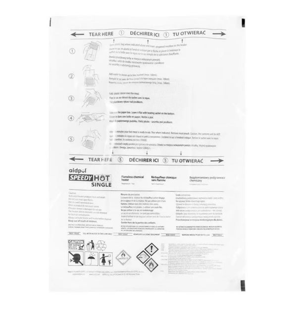 Incalzitor Chimic Fara Flacara SPEEDY HOT® pentru Alimente WARZONESHOP