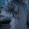 Jacheta tactica SoftShell navy blue M-TAC WARZONESHOP