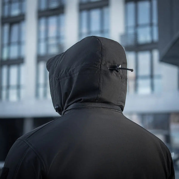 Jacheta tactica SoftShell neagra M-TAC WARZONESHOP