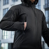 Jacheta tactica SoftShell neagra M-TAC WARZONESHOP