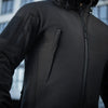 Jacheta tactica SoftShell neagra M-TAC WARZONESHOP