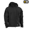 Jacheta tactica SoftShell neagra M-TAC WARZONESHOP