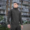 Jacheta tactica SoftShell neagra M-TAC WARZONESHOP