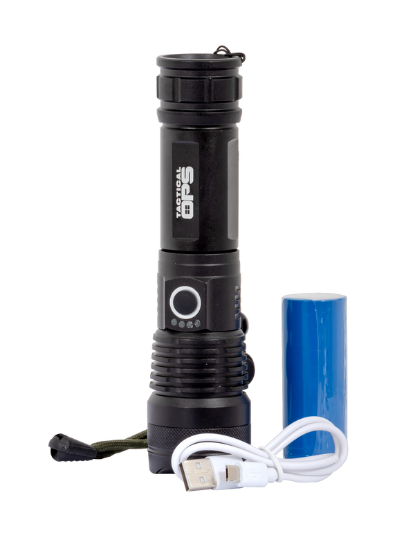 Lanterna tactica LED Zoom 1500 lm TACTICAL OPS WARZONESHOP