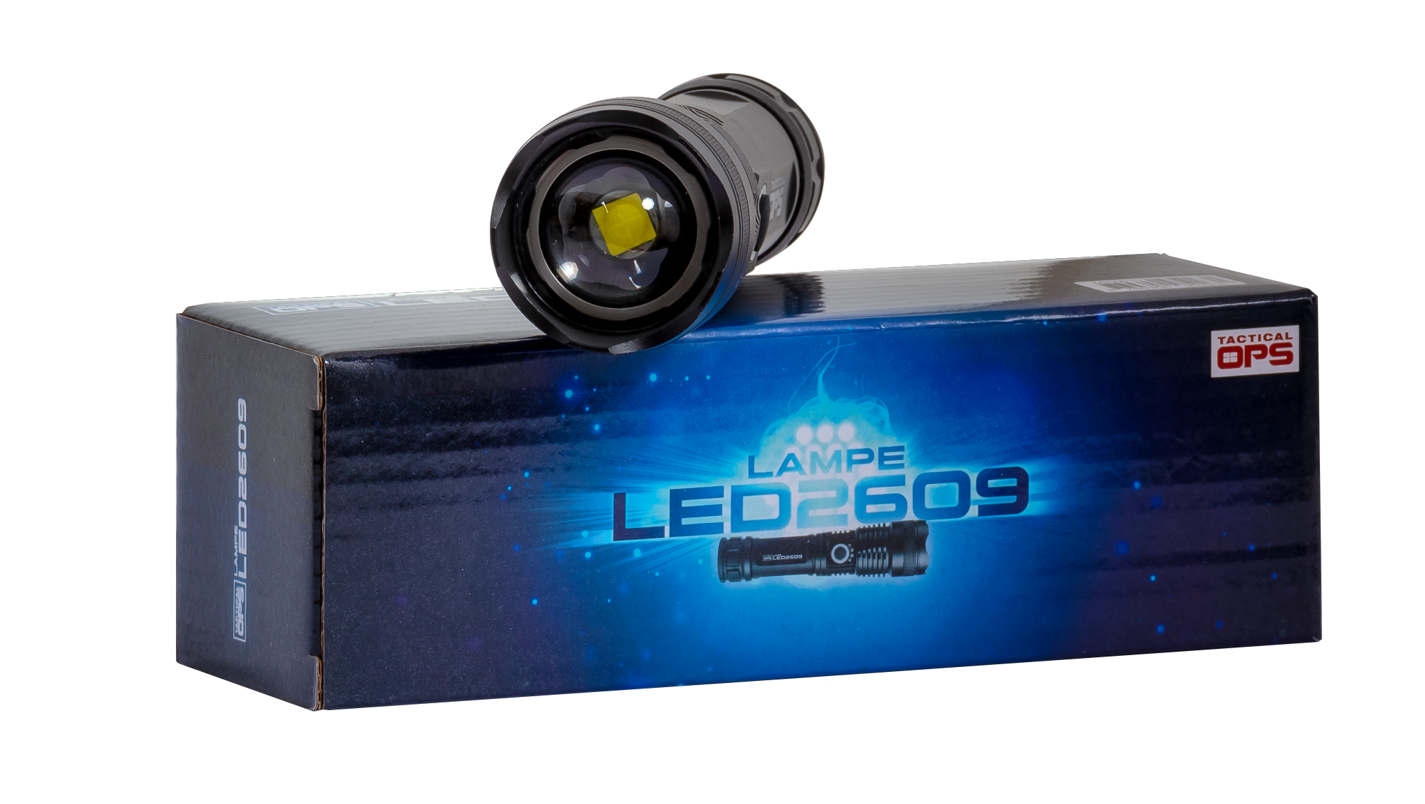 Lanterna tactica LED Zoom 1500 lm TACTICAL OPS WARZONESHOP
