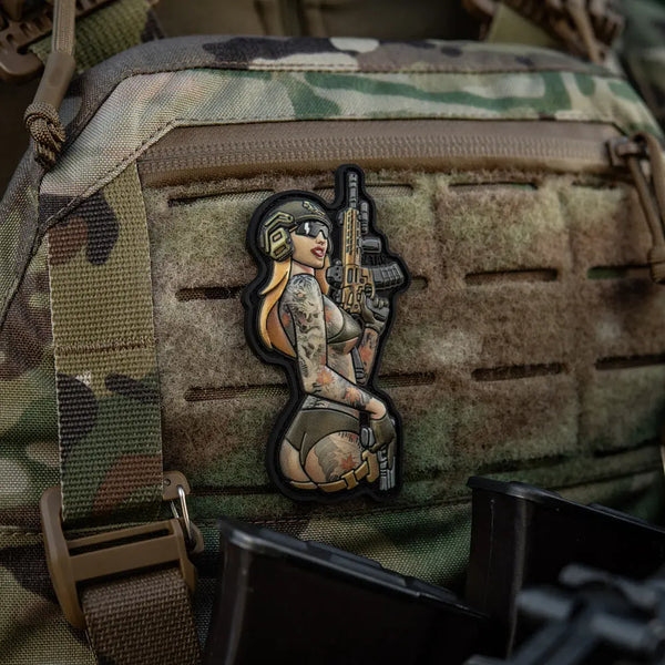 M-TAC Patch Pin-Up Shooter Girl PVC 3D – Double Shot Edition WARZONESHOP