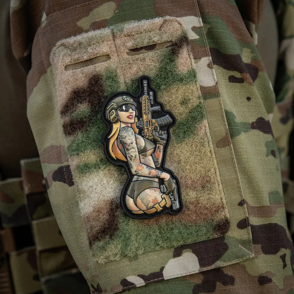 M-TAC Patch Pin-Up Shooter Girl PVC 3D – Double Shot Edition WARZONESHOP