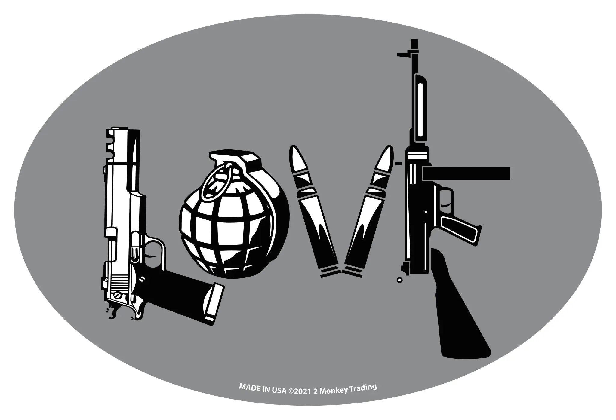 Magnet army GUN LOVE Lucky Shot USA WARZONESHOP
