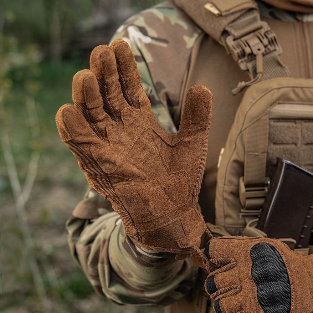 Manusi tactice antitrauma M-TAC Assault Tactical MK.6 - coyote WARZONESHOP