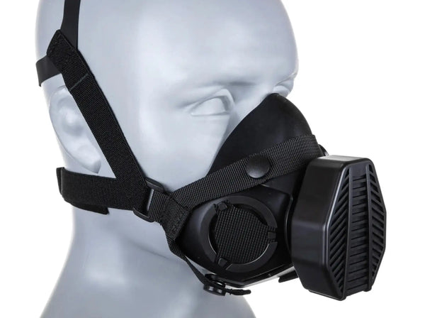 Masca tactica Special Respirator neagra WARZONESHOP