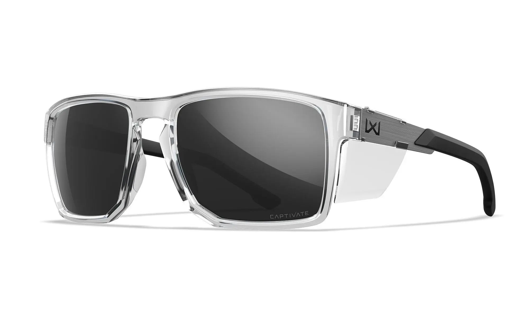 Ochelari WILEY X APEX CAPTIVATE™ Grey Gloss Crystal Clear WARZONESHOP