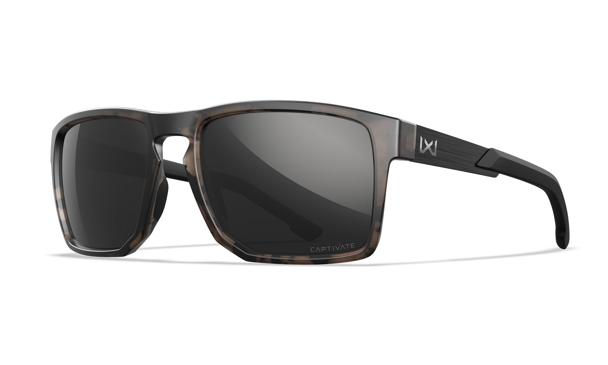Ochelari WILEY X APEX CAPTIVATE™ Polarized Black Mirror Matte Tortoise Brown WARZONESHOP