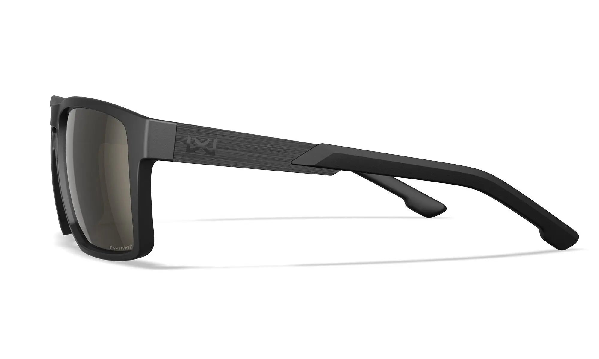 Ochelari WILEY X APEX CAPTIVATE™ Polarized Tungsten Mirror Matte Black WARZONESHOP