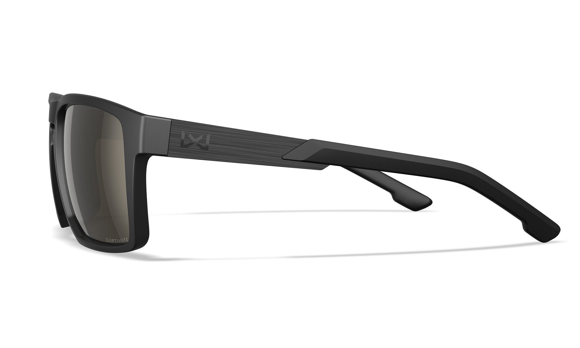Ochelari WILEY X APEX CAPTIVATE™ Polarized Tungsten Mirror Matte Black WARZONESHOP