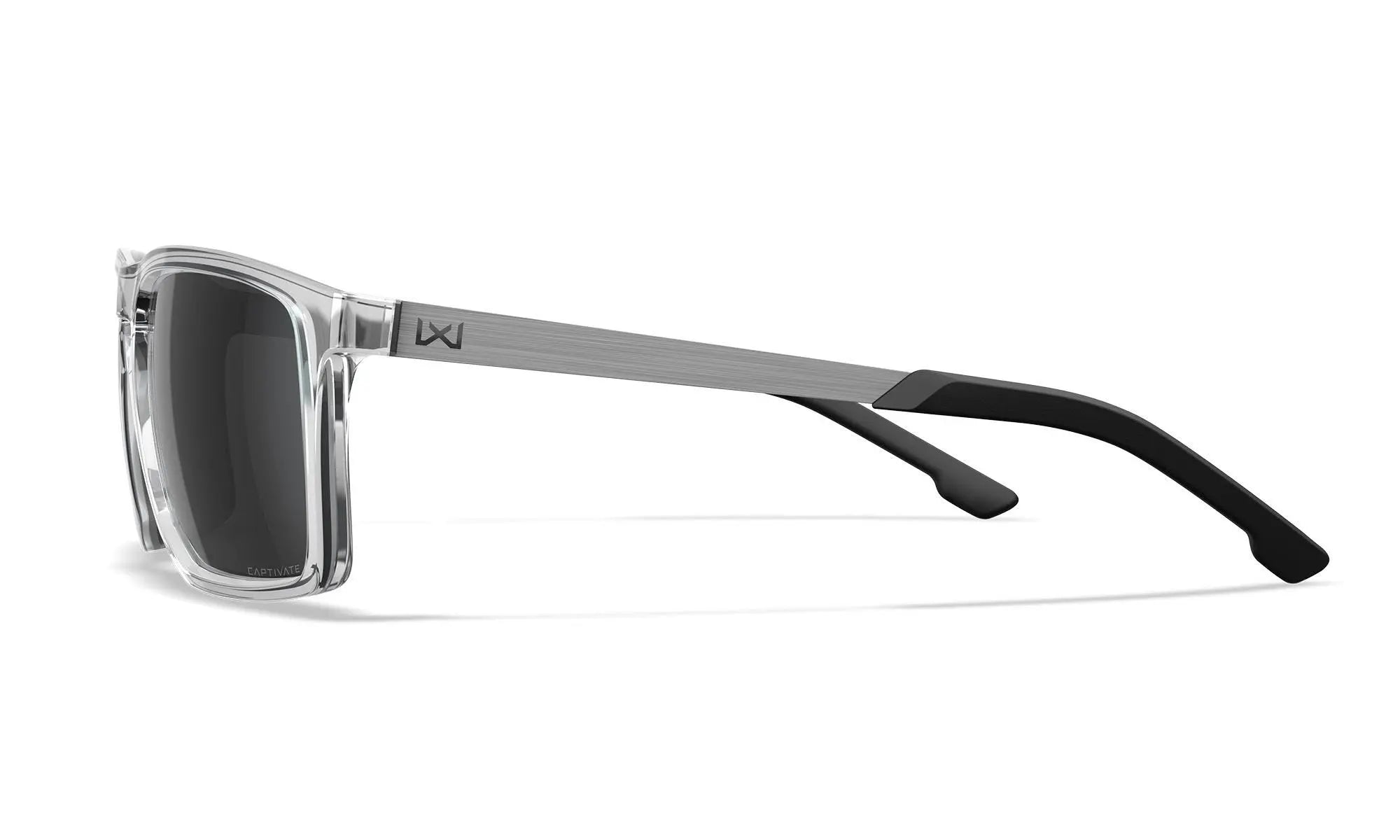 Ochelari WILEY X AXE CAPTIVATE™ Grey Gloss Crystal Clear WARZONESHOP