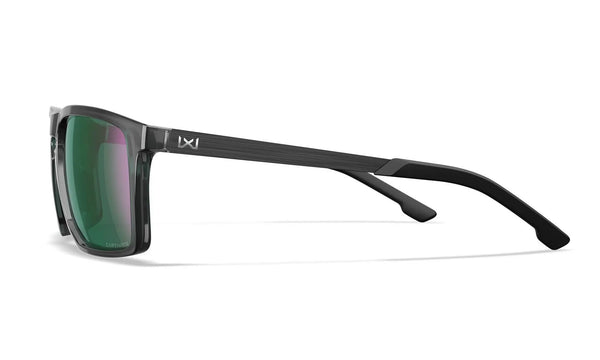 Ochelari WILEY X AXE CAPTIVATE™ Polarized Green Mirror Gloss Crystal Grey WARZONESHOP