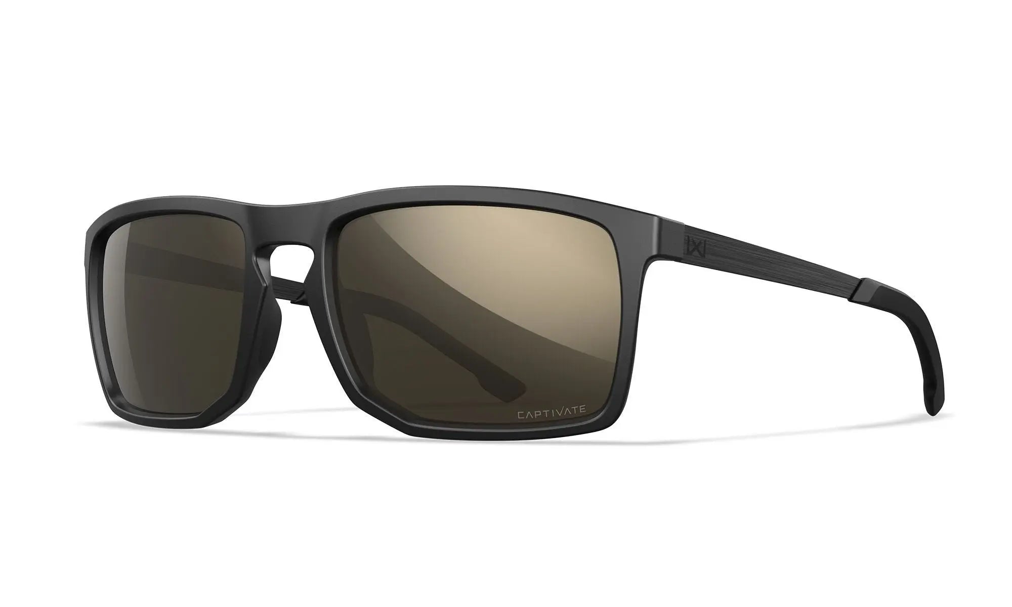 Ochelari WILEY X AXE CAPTIVATE™ Polarized Tungsten Mirror Matte Black WARZONESHOP