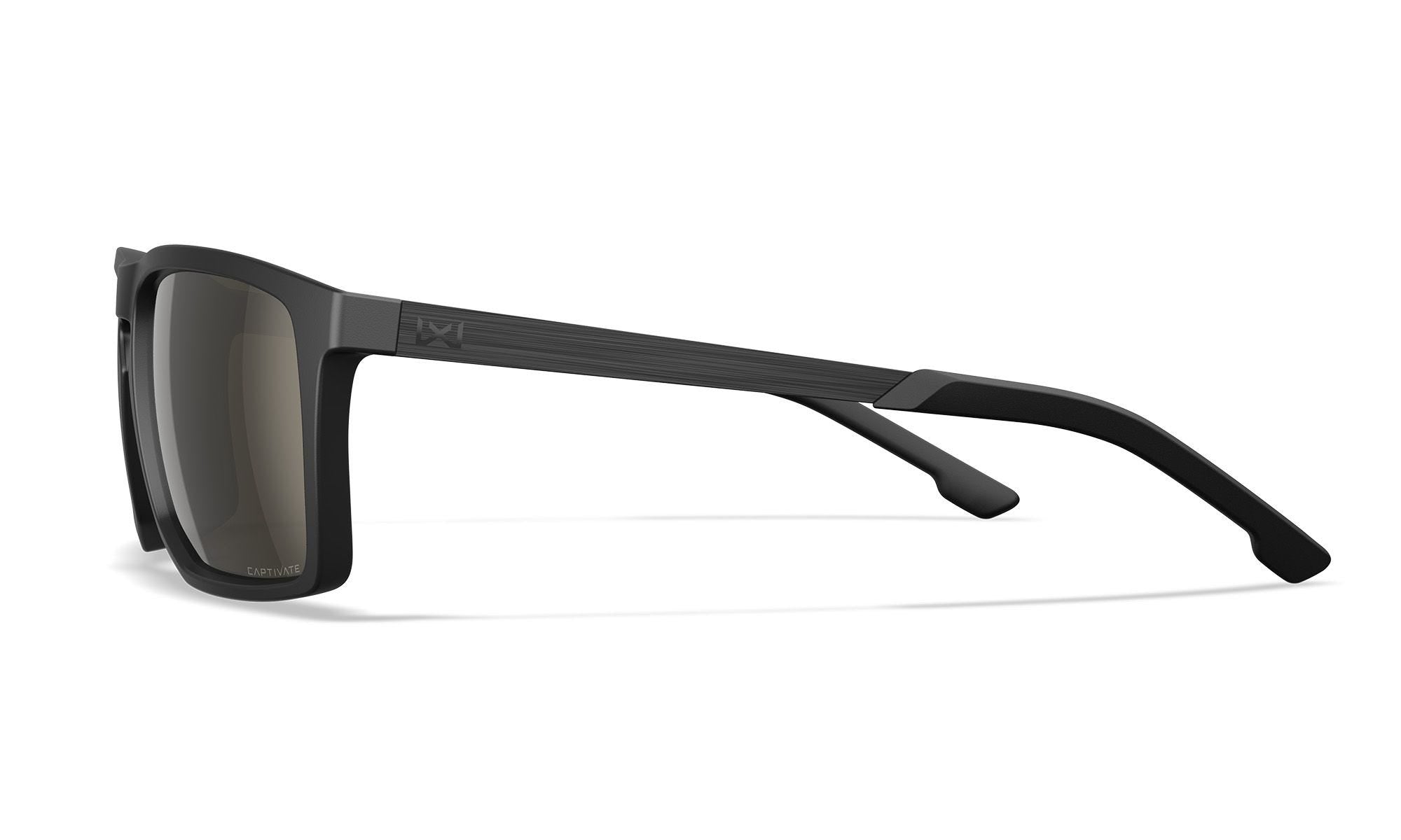 Ochelari WILEY X AXE CAPTIVATE™ Polarized Tungsten Mirror Matte Black WARZONESHOP